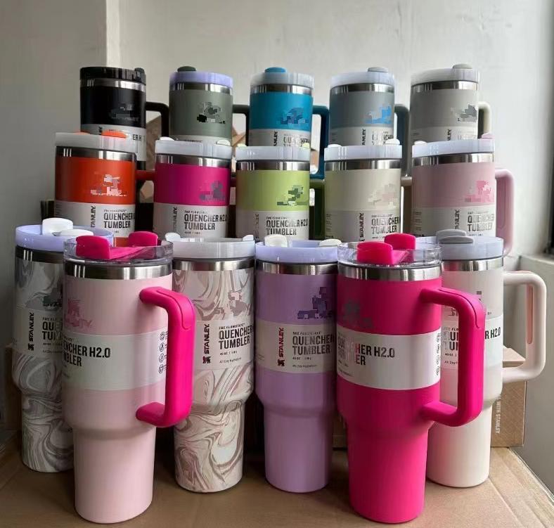 2024 Manufacturer Is Ready To Ship 40 Oz Adventure Insulated Stainless Steel Tumbler With Handle And Lid Reusable Beer Mug