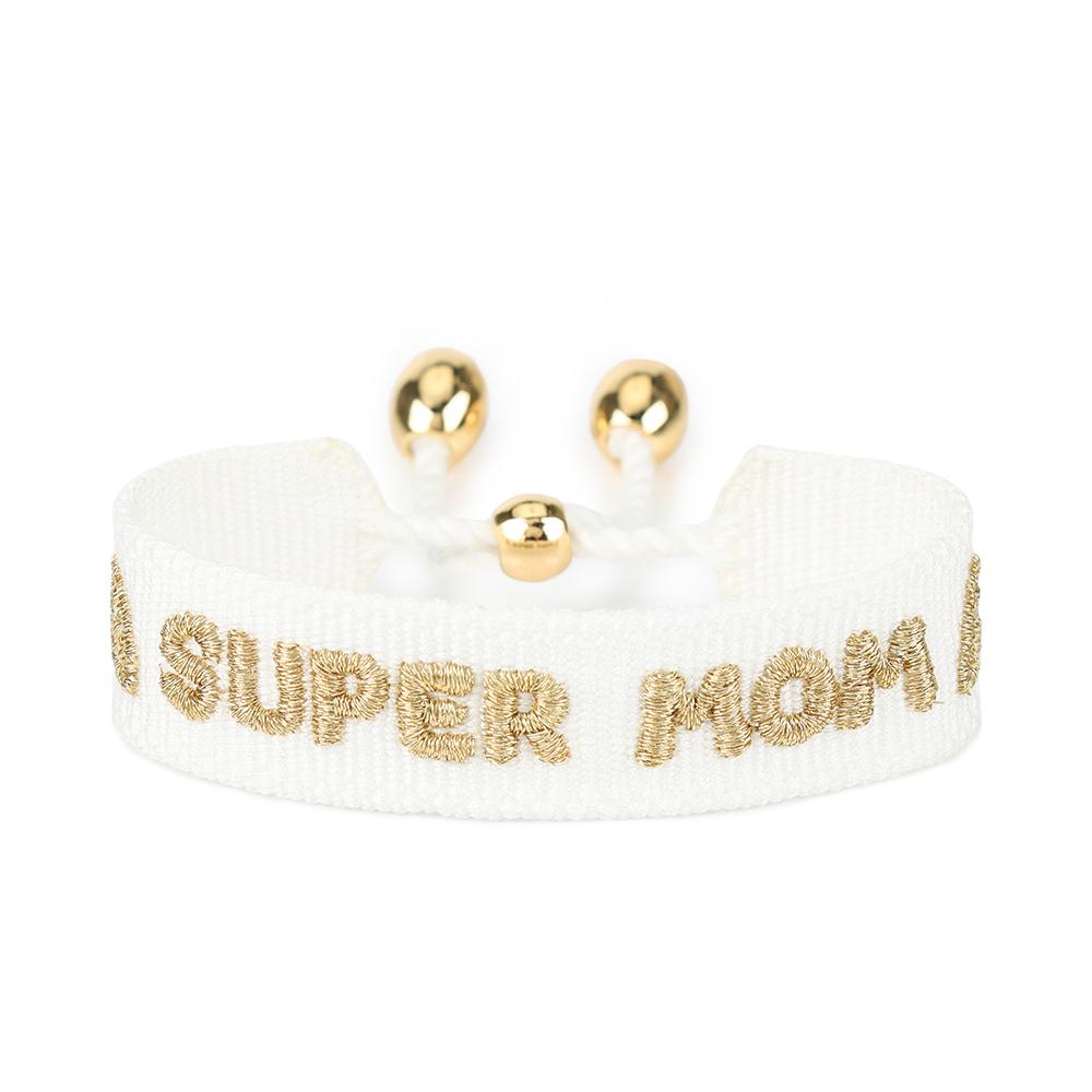Happy Mother's Day Embroidered Bracelet
