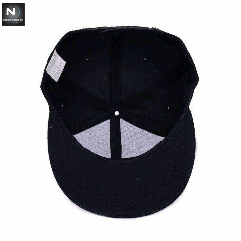 Custom Hat Snapshot Back Hat Hip Hop Baseball Flat Adjustable Skull Embroidered Men's Hat