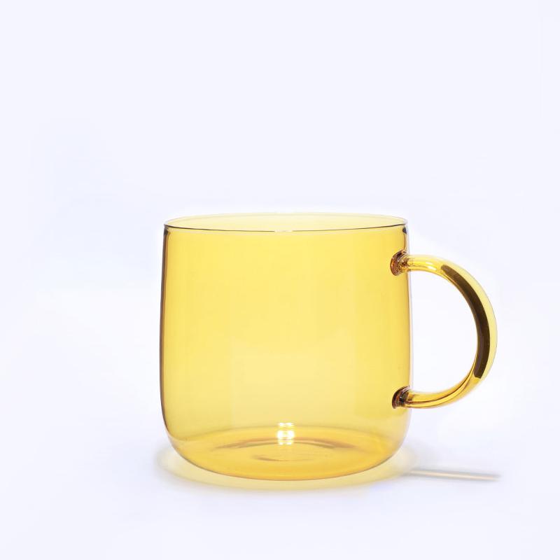GDGLASS Custom Wine Set Jade Tea Cup Borosilicate Coffee Cup With Handle Glass