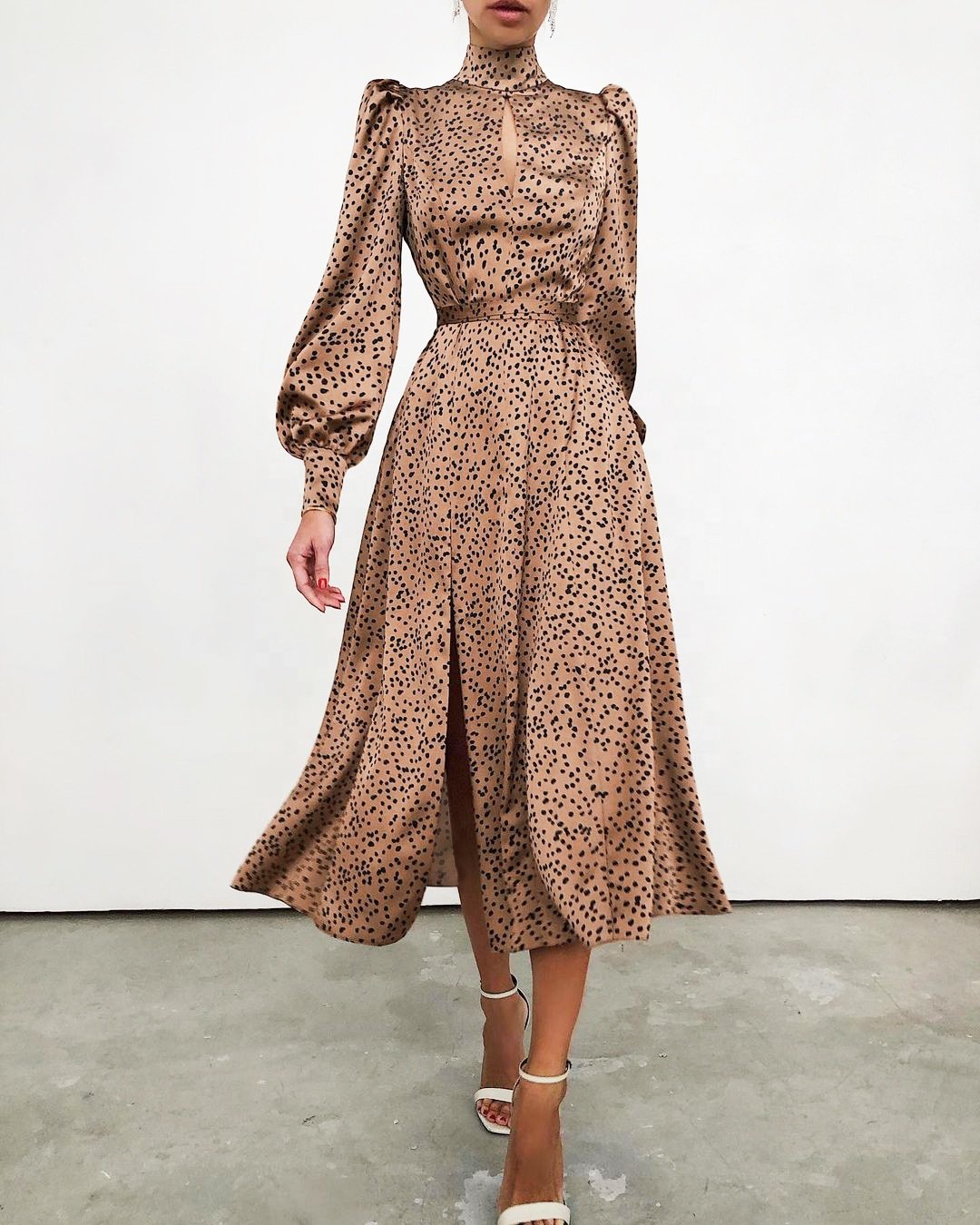 Women's Clothing Guangzhou Clothing Suit Brand Clothing Women's Fast Fashion Long Dress