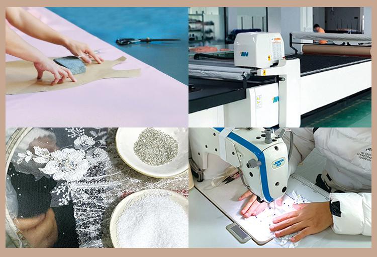 Women Luxury Shiny Floral Beaded Lace Long Bridal Ivory Factory Custom Church Wedding Veil With Comb