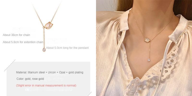 Cadena Para Mujer 18k Gold Plated Butterfly Heart Shaped Clover Custom Women's Necklace Stainless Steel Jewelry Necklace