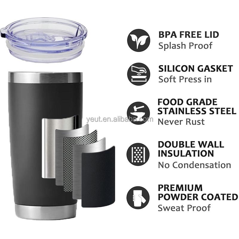 Wholesale Custom Travel Coffee 30 Oz 20 Oz Bulk Stainless Steel Double Wall Beer Mug Outdoor Straw Tumbler Mug
