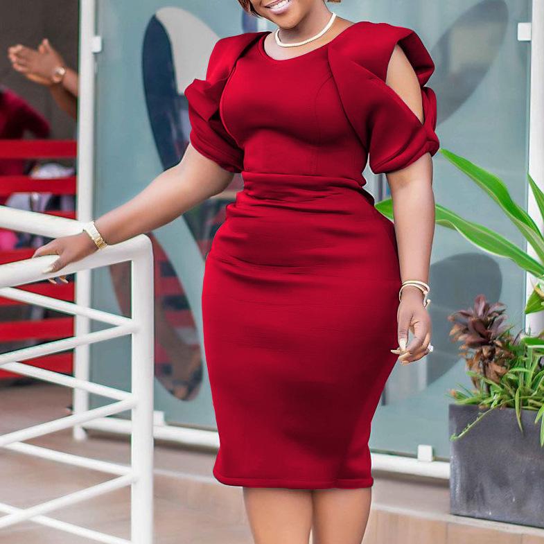 Women's Summer New Plus Size Women's Suit Hip Ol Tongler Dress