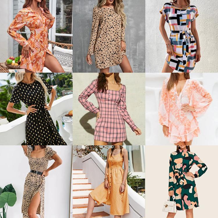 Hot Sale Spring Flower Fairy Dress Custom OEM Summer Vestibule Formal Sexy Party Elegant Casual Mini Short Women's Dress