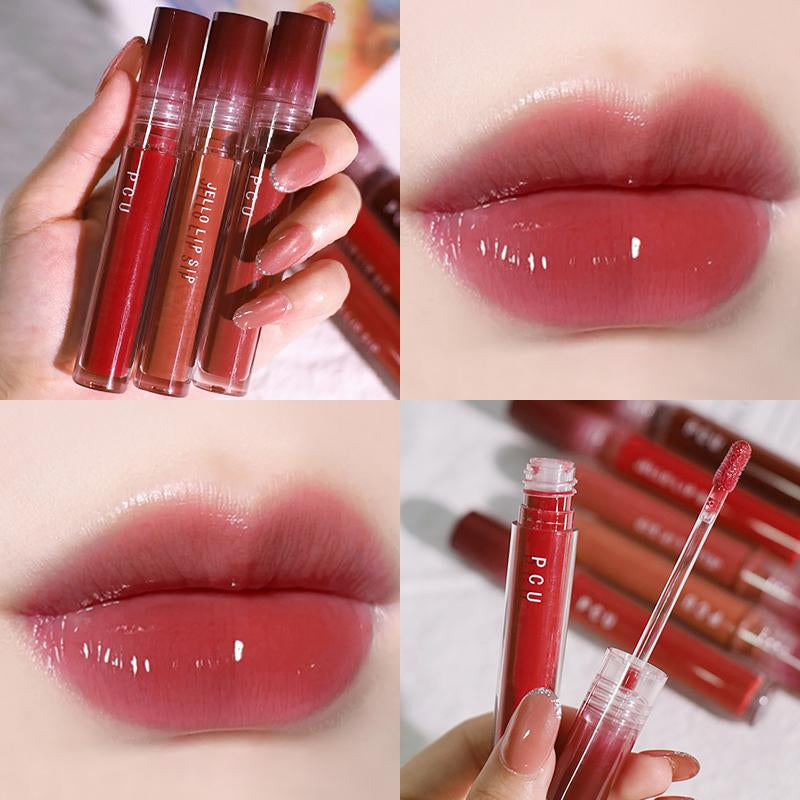 Wholesale Plump Jelly Lip Gloss Moisturizing Non-fading Water Gloss Mirror Lip Glaze Gloss Lip Gloss