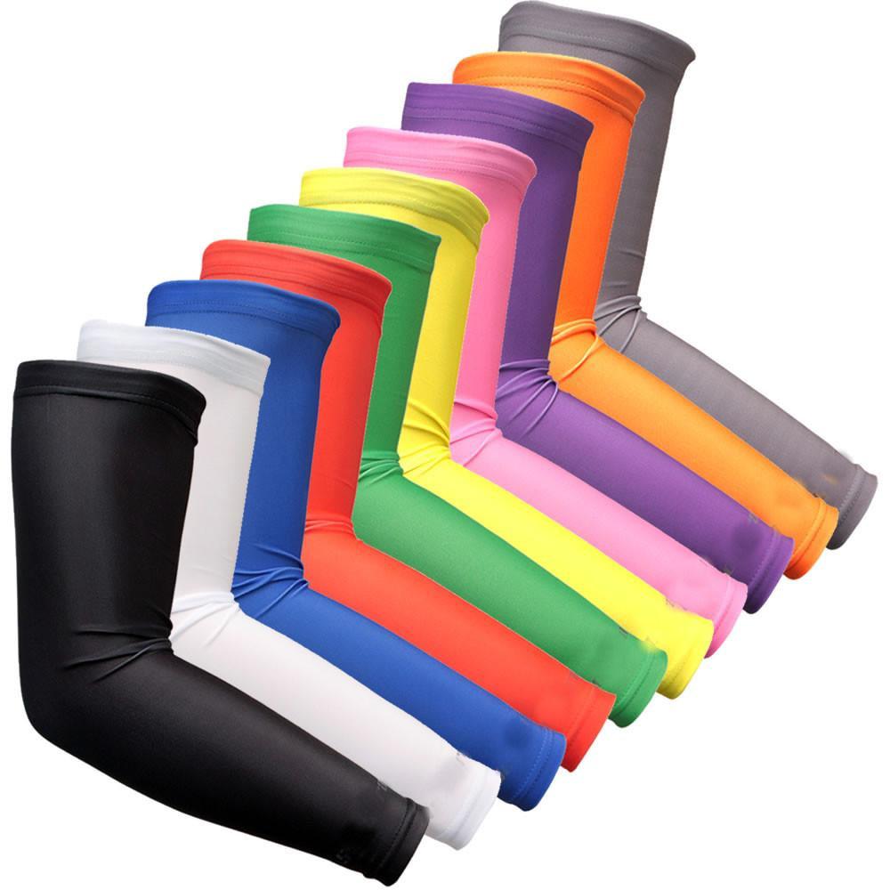 Customized Logo UV Sunscreen Cooling Compression Sports Arm Cover Riding Fishing Harness Sublimation Blank Arm Cover