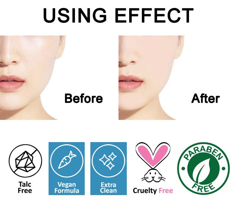 OCHAIN OEM Oil Control Waterproof Square Makeup Private Label Loose Styling Powder