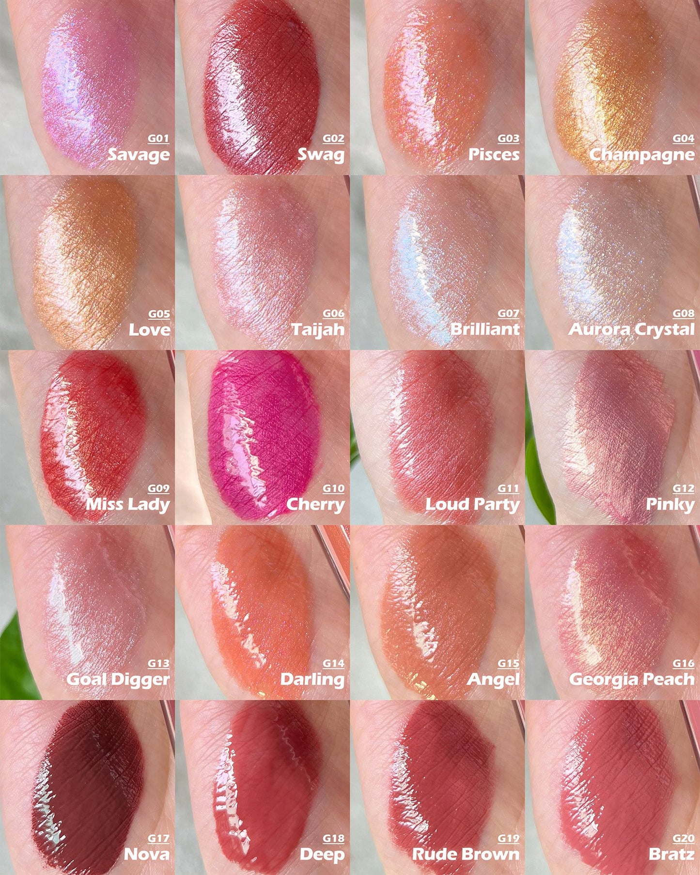 Vegetarian Waterproof Matte Liquid Lipstick Gloss Lip Gloss Custom Your Logo High Quality Heart Shape Lip Gloss Tube DIY Lip Gloss