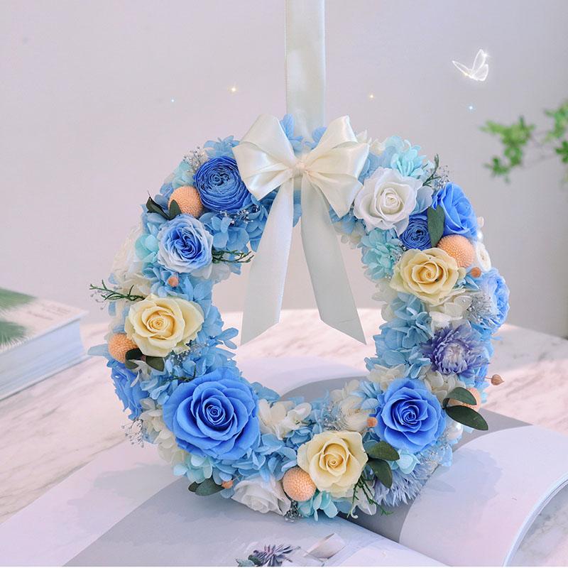 Wedding Decoration Flower Wreath And Plant Eternity Eternity Rose Preserve Home Flower Decoration