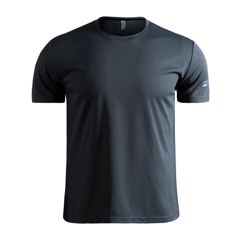 Custom Sports T-shirt Gym Men Running Fitness C Print Summer Casual Wear