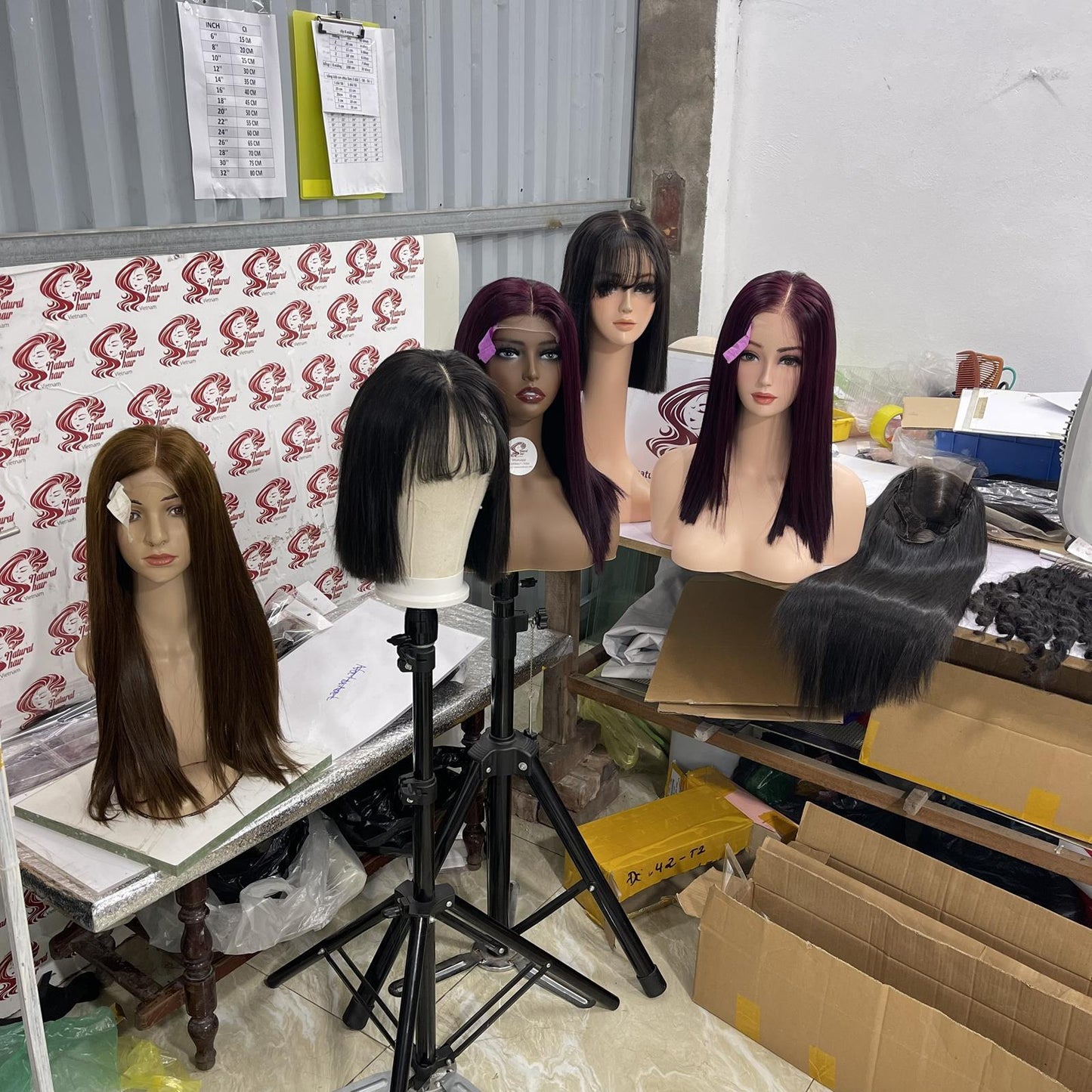 Set For Black Women 2 Strands Of Hair Ombre And 1 Lace Closed Bone Straight Double Pull 100% Virgin Vietnamese Human Harry Wig