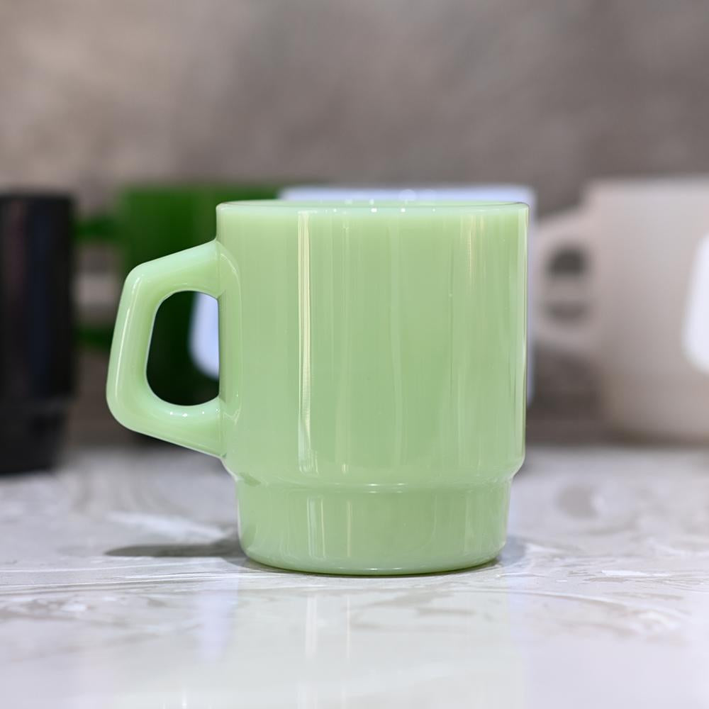 GDGLASS Custom Wine Set Jade Tea Cup Borosilicate Coffee Cup With Handle Glass
