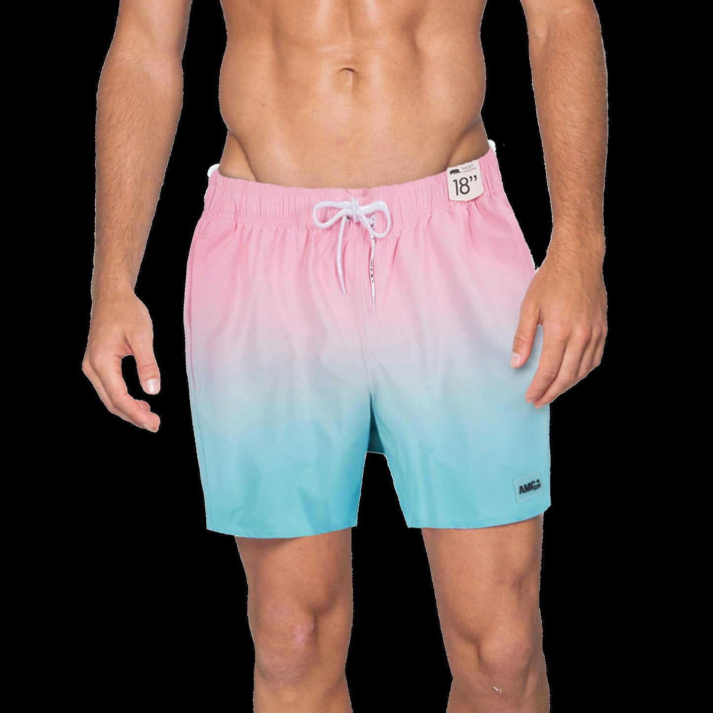 Customized OEM Men's Solid Color Swimming Trunks Quick Drying Board Swimming Trunks Eco-friendly Men's Summer Short Swimming Trunks
