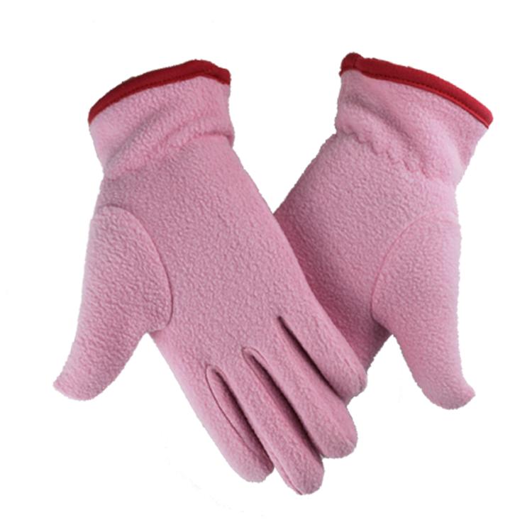Men's And Women's Winter Gloves Hand Protection Fleece And Cotton Lining