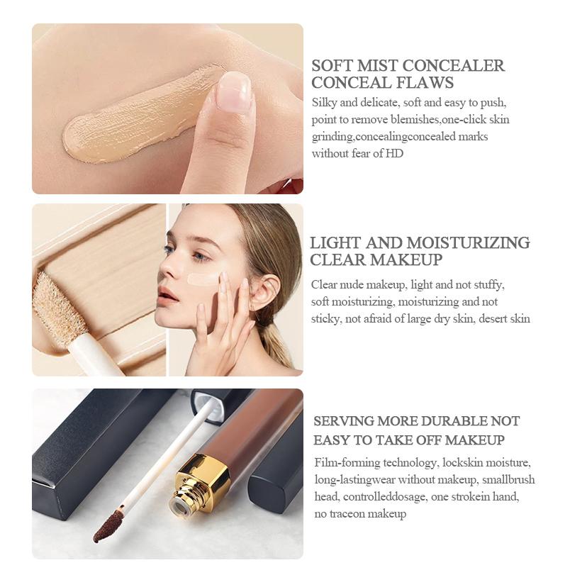 Liquid Concealer Stick Moisturizing Brightening Contour Makeup Concealer