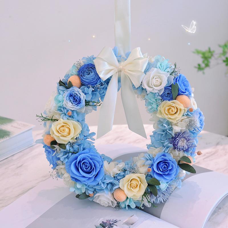 Wedding Decoration Flower Wreath And Plant Eternity Eternity Rose Preserve Home Flower Decoration