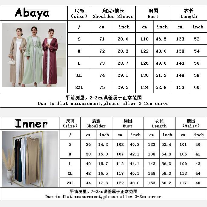 2023 New Design Eid Fitr Dubai Islamic Elegant Luxury Modest Abaya Women Muslim Dress Turkey Slide Dress Diamond Satin Silk