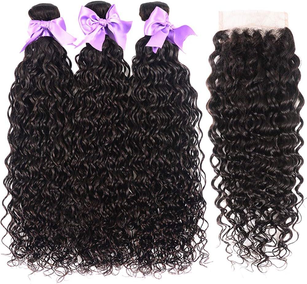 Brazilian Human Hair Bundle And Closed Suit Belt T Part Lace Closed Suit Human Hair Extension