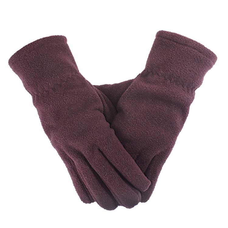 Men's And Women's Winter Gloves Hand Protection Fleece And Cotton Lining