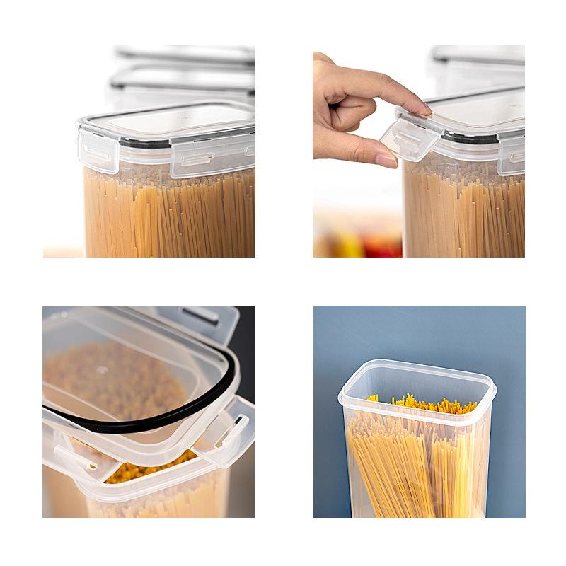 OWNSWING 24-piece Set BPA-free Airtight Plastic Stackable Kitchen Organizer Grain 42 Packs Of Dry Food Storage Box Container