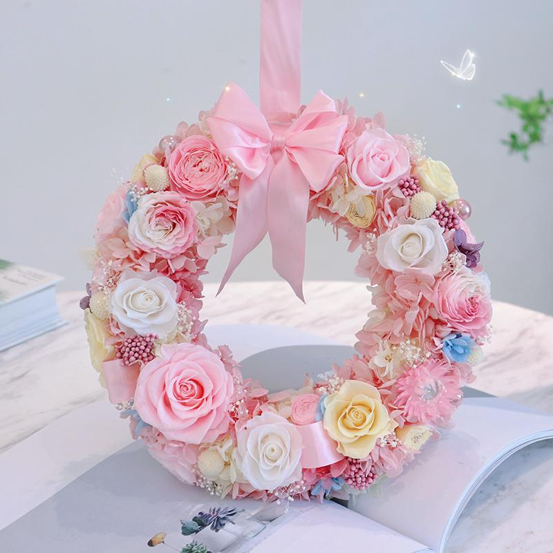 Wedding Decoration Flower Wreath And Plant Eternity Eternity Rose Preserve Home Flower Decoration