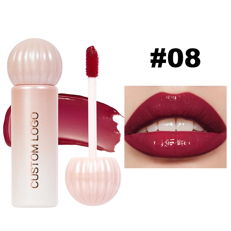 Cosmetics Manufacture High Quality Unique Mirror Vegetarian Lip Gloss Customized Logo Nude Color Lip Gloss Lip Gloss Liquid Lip Balm