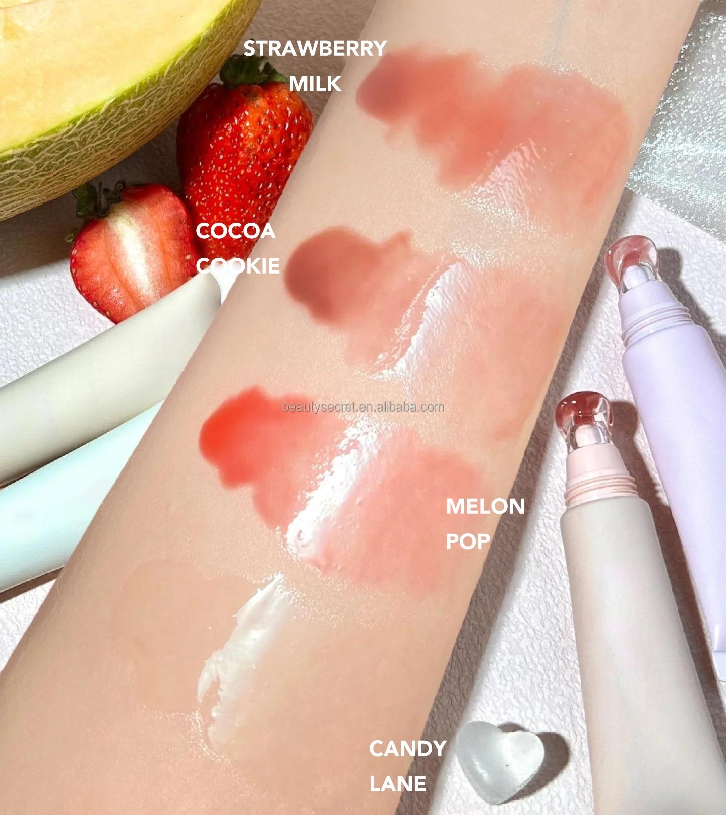 High Pigment Private Label Shiny Lip Gloss Moisturizing Lip Balm Moisturizing Custom Logo Lip Gloss