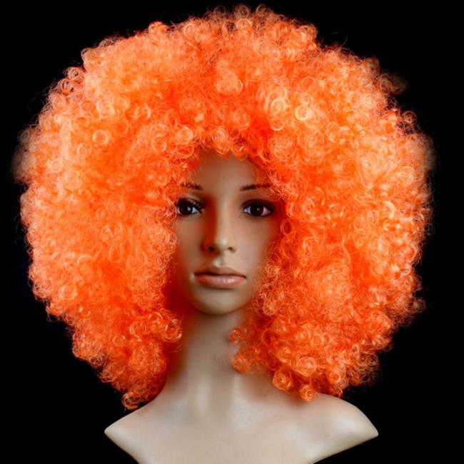 Short African Style Abnormal Curly Hair Suit Explosions Head Actor's Ball Party American High Temperature Silk Synthetic Fiber Fan Hair