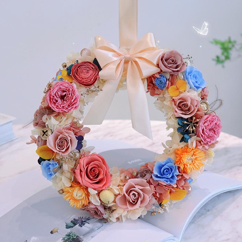 Wedding Decoration Flower Wreath And Plant Eternity Eternity Rose Preserve Home Flower Decoration