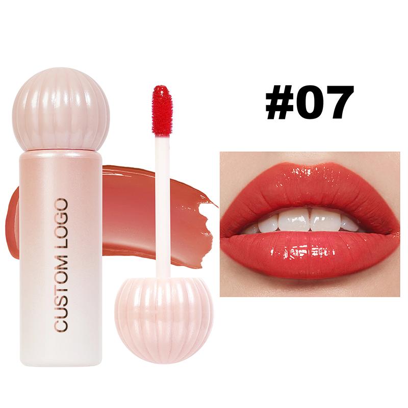 Cosmetics Manufacture High Quality Unique Mirror Vegetarian Lip Gloss Customized Logo Nude Color Lip Gloss Lip Gloss Liquid Lip Balm