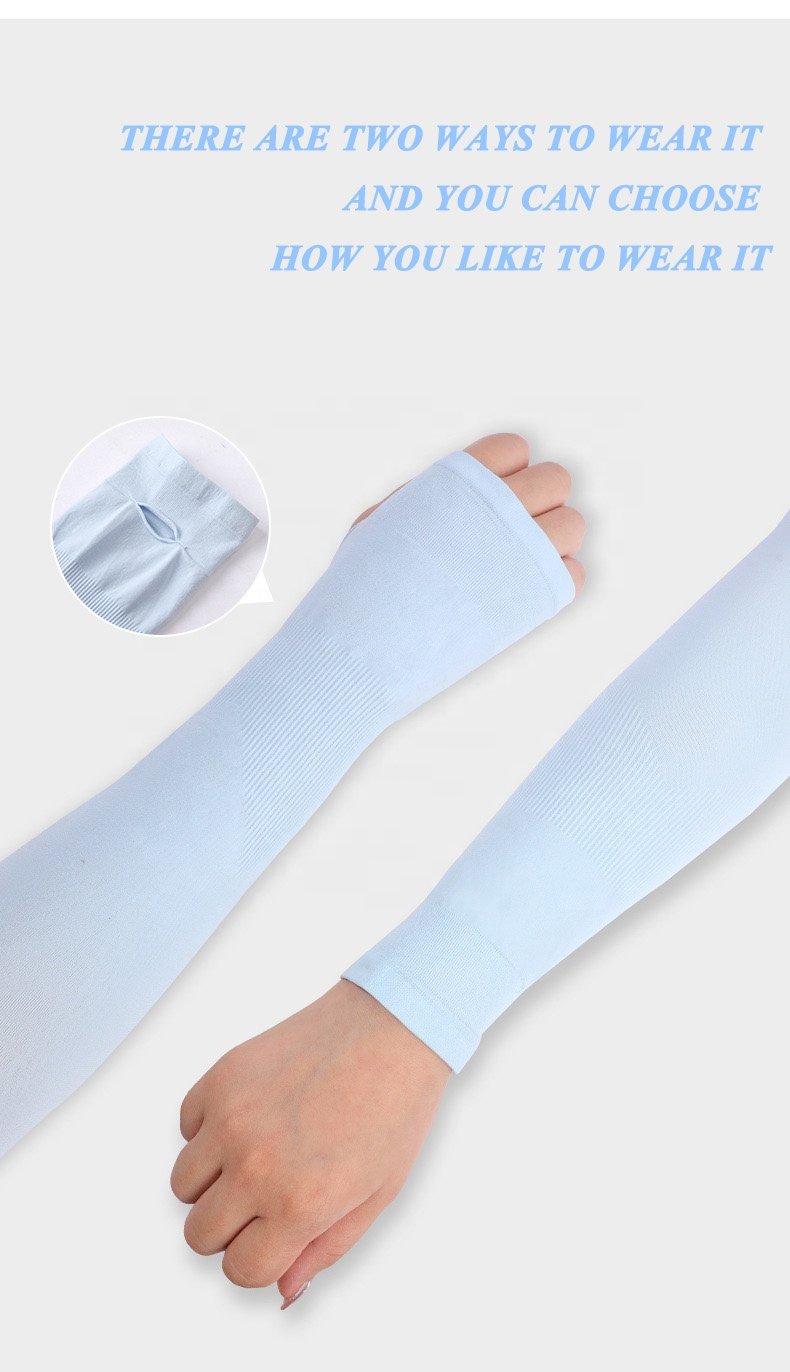 Anti-ultraviolet Cooling Men And Women Custom Logo Protection Outdoor Sports Arm Cover