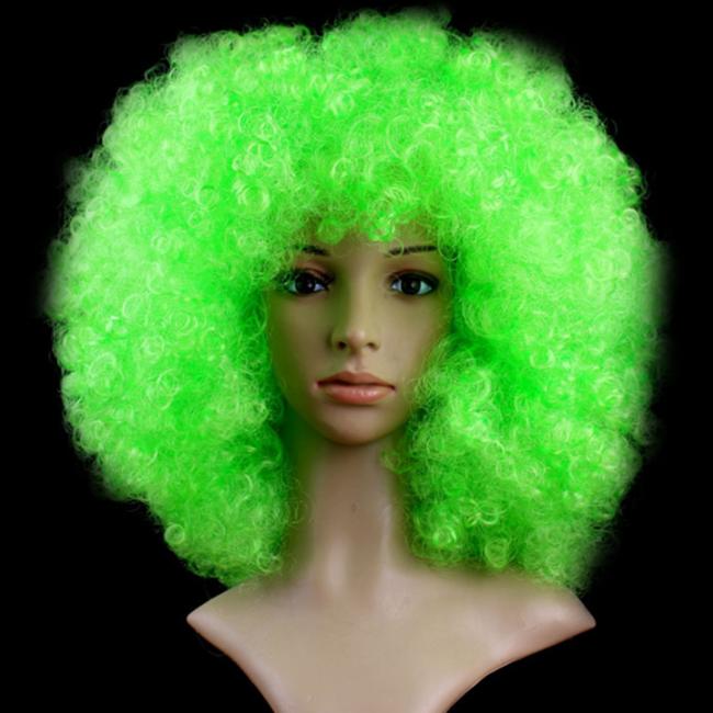 Short African Style Abnormal Curly Hair Suit Explosions Head Actor's Ball Party American High Temperature Silk Synthetic Fiber Fan Hair