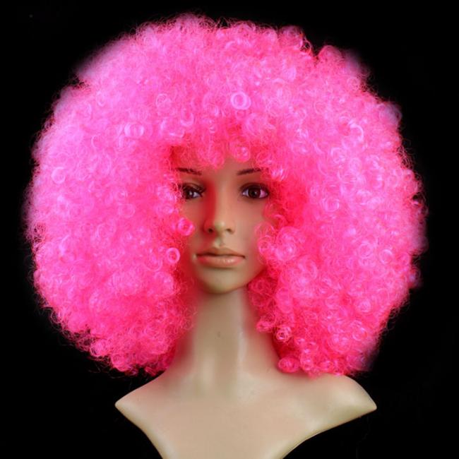 Short African Style Abnormal Curly Hair Suit Explosions Head Actor's Ball Party American High Temperature Silk Synthetic Fiber Fan Hair