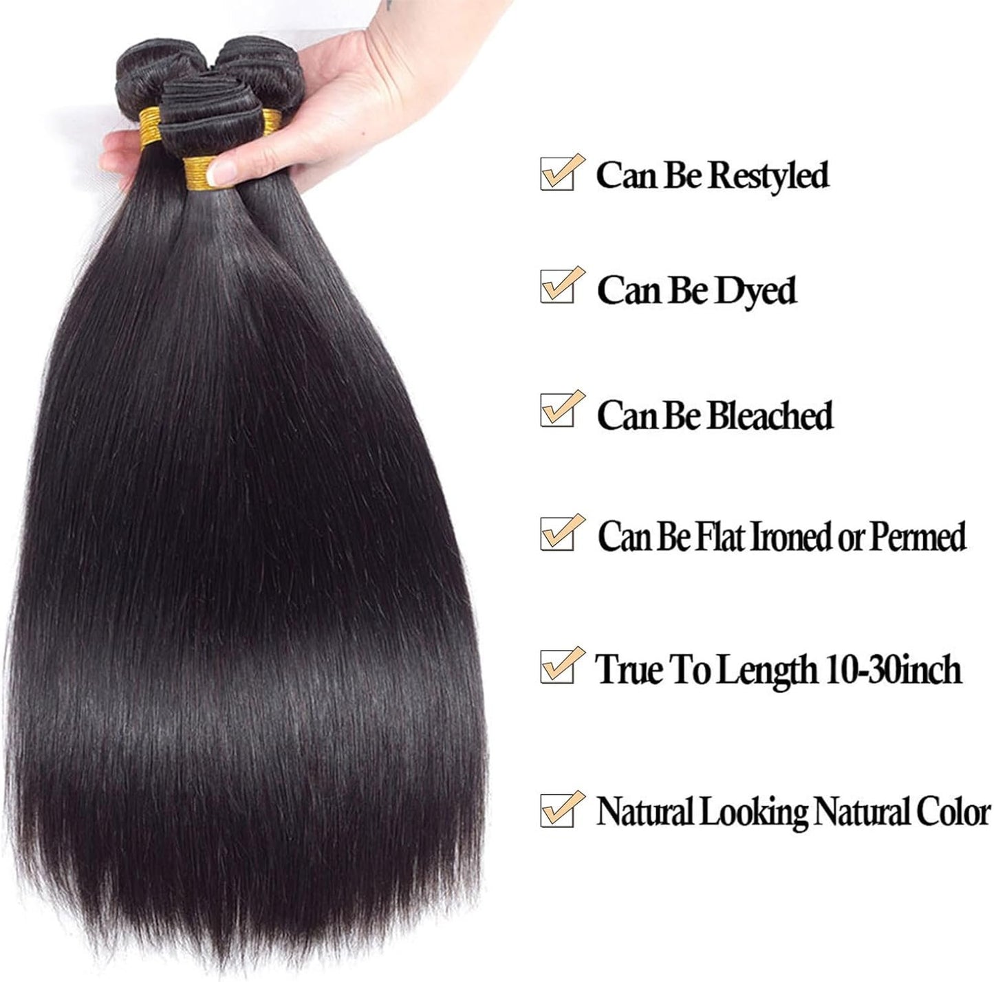 Brazilian Human Hair Bundle And Closed Suit Belt T Part Lace Closed Suit Human Hair Extension