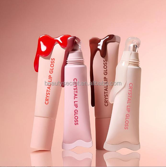 High Pigment Private Label Shiny Lip Gloss Moisturizing Lip Balm Moisturizing Custom Logo Lip Gloss