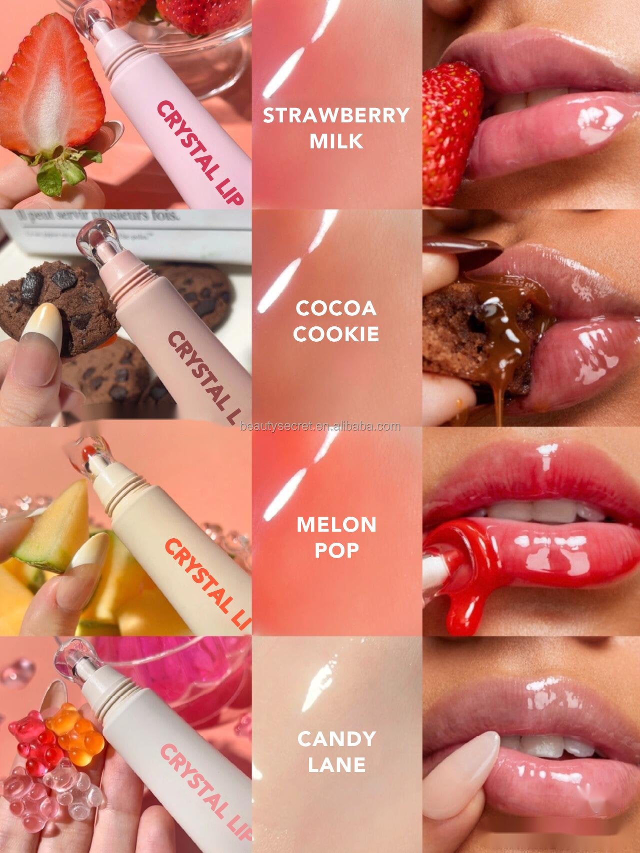 High Pigment Private Label Shiny Lip Gloss Moisturizing Lip Balm Moisturizing Custom Logo Lip Gloss