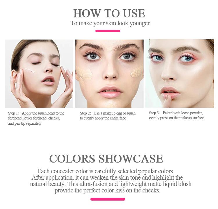 Liquid Concealer Stick Moisturizing Brightening Contour Makeup Concealer