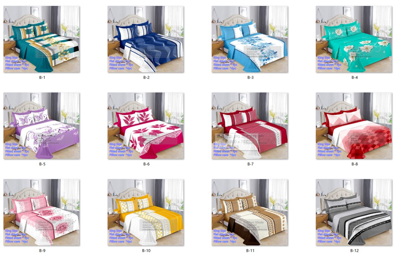 6pc Bedding Suit Wholesale In Stock Retail Printed Cotton Touch Fit Sheets King Bed Sheet With Pillowcase 6 Pcs