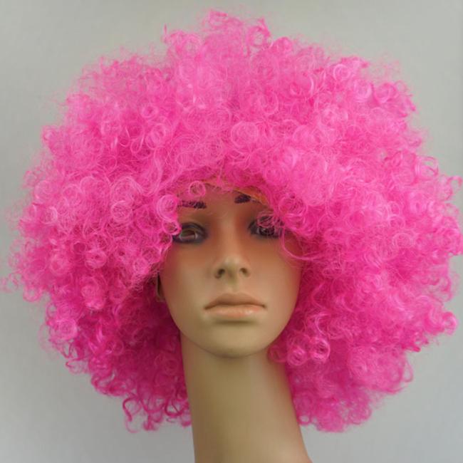 Short African Style Abnormal Curly Hair Suit Explosions Head Actor's Ball Party American High Temperature Silk Synthetic Fiber Fan Hair