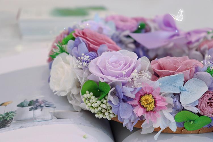 Wedding Decoration Flower Wreath And Plant Eternity Eternity Rose Preserve Home Flower Decoration