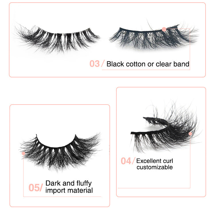 Easternbeauty Best Silk Faux Mink Strip False Eyelashes 3D False Eyelashes Wholesale