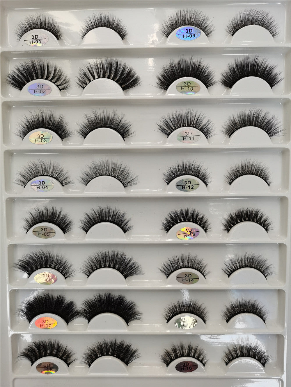 Wholesale 5 Pairs Of Imitation Mink False Eyelashes 3d Handmade Full 5in1 Eyelashes Private Label H13