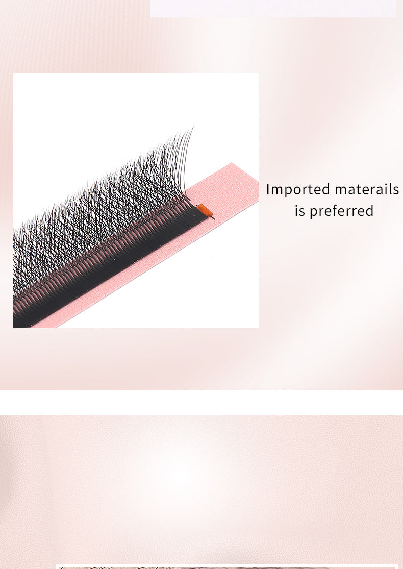 5D W Shape Eyelash Lengthening Prefabricated W Eyelash C/D Curl High Quality Personality False Eyelash Roll Fan W Style YY Eyelash