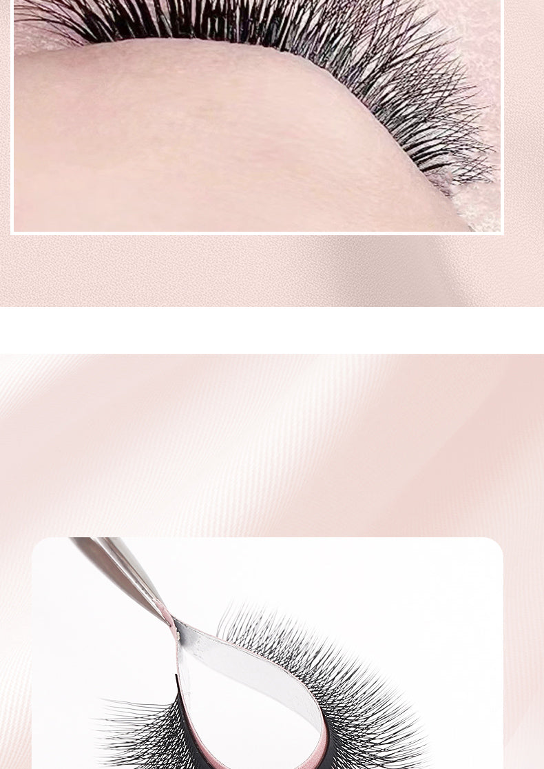 5D W Shape Eyelash Lengthening Prefabricated W Eyelash C/D Curl High Quality Personality False Eyelash Roll Fan W Style YY Eyelash