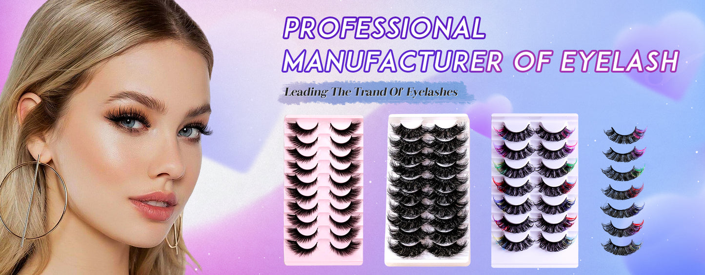 Wholesale Private Label Handmade 3D 16mm Fake Eyelashes Wingtip Curl Long Tail 5 Pairs Of Eyelashes