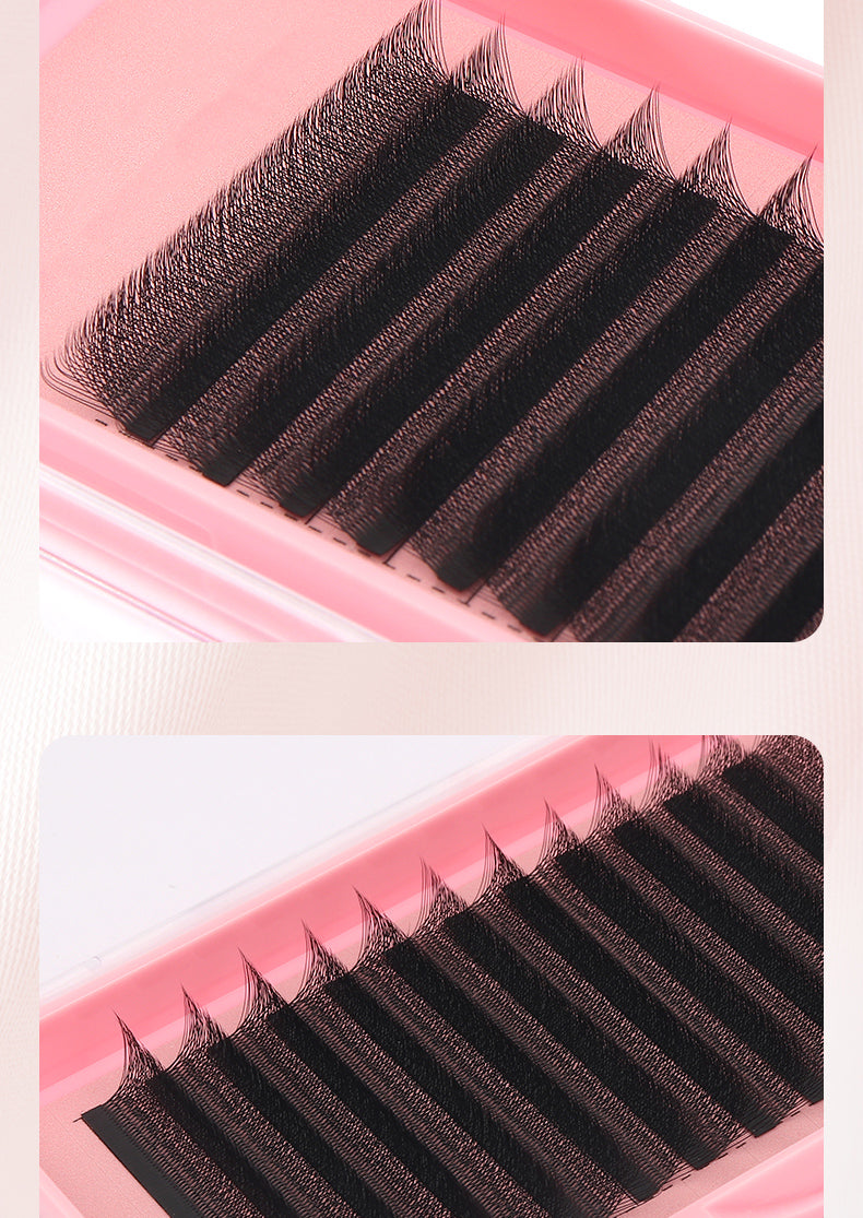 5D W Shape Eyelash Lengthening Prefabricated W Eyelash C/D Curl High Quality Personality False Eyelash Roll Fan W Style YY Eyelash