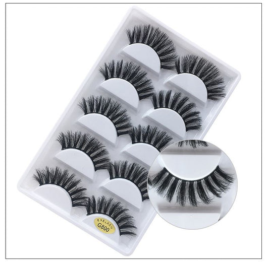 New Products And Waterproof Eyelashes 5 Pair Cheap False Eyelash Makeup