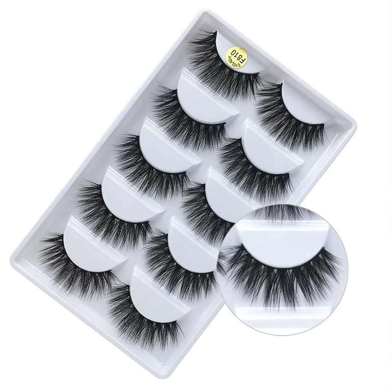 New Products And Waterproof Eyelashes 5 Pair Cheap False Eyelash Makeup